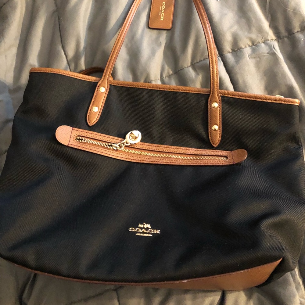 Coach Black Tote